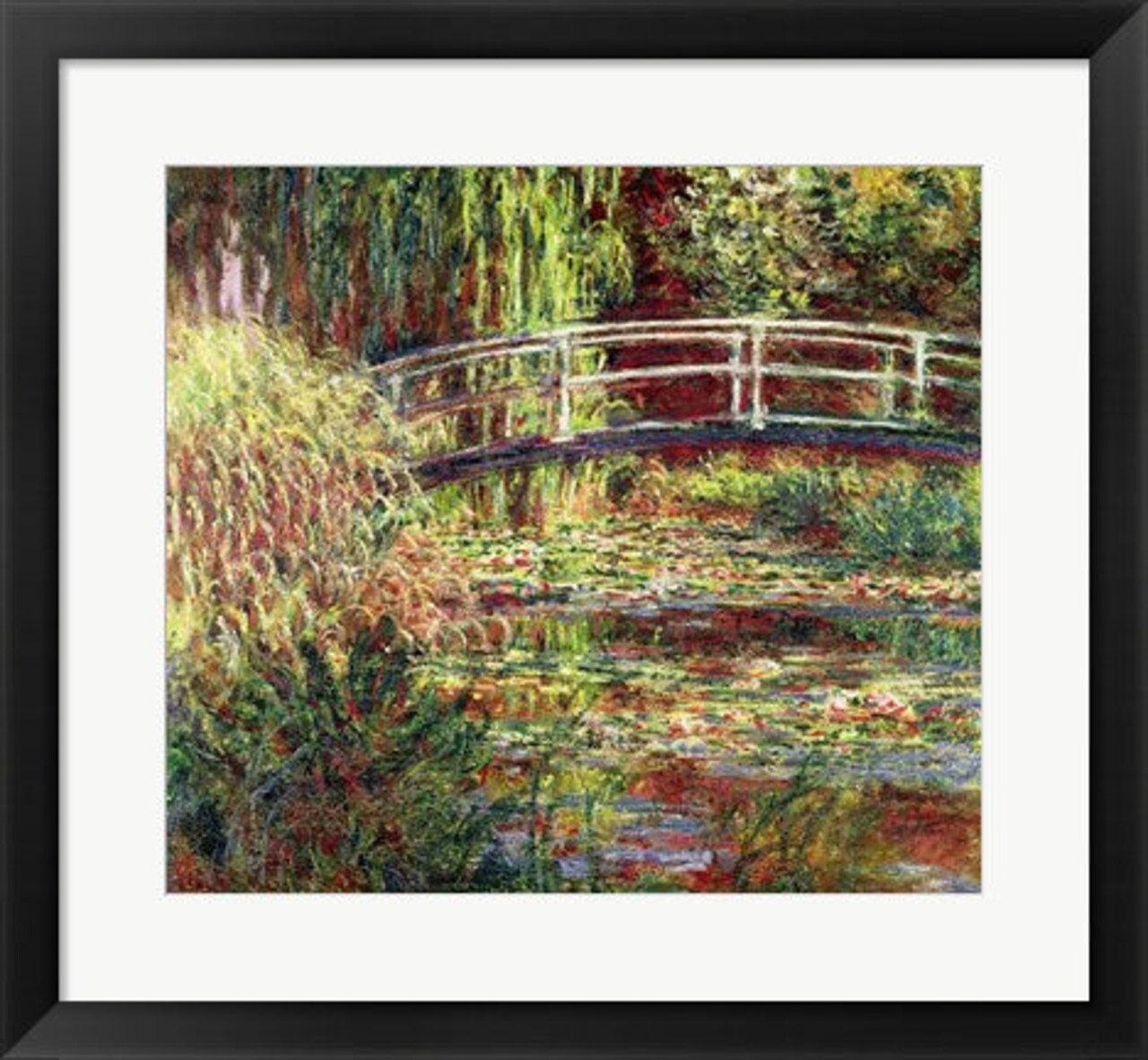 Framed Art Waterlily Pond: Pink Harmony, 1900 by Claude Monet Wall Decor 18x24 Artwork
